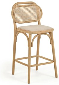 Natúr színű tölgyfa bárszék (ülésmagasság 65 cm) Doriane – Kave Home