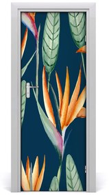 Fotótapéta ajtóra Strelitzia reginae 75x205 cm