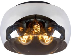 Lucide 45101/40/65 - Mennyezeti lámpa OLIVIA 3xE27/40W/230V átm. 40 cm fekete