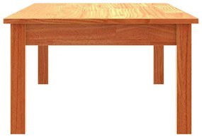 vidaXL Dohányzóasztal Max Barna 110 x 50 x 30 cm Tömör fenyőfa