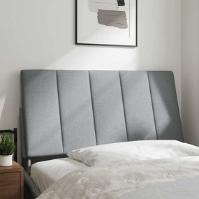 világosszürke szövet fejtámla párna 100 cm