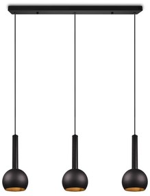 Fekete függőlámpa Ciliana – CINQUE