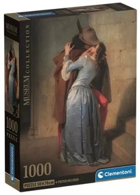 Művészet A csók Hayez 1000 db-os Compact puzzle Clementoni