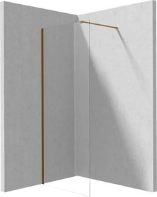 Prizma zuhanyfal_70x195, szĂĄlcsiszolt bronz