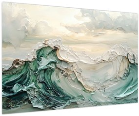 Kép - 3D tengeri absztrakció (90x60 cm)
