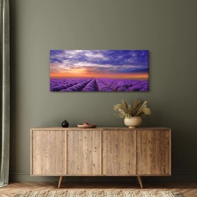 Egy levendula mező képe (120x50 cm)