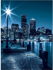 Fotótapéta város éjszaka utca fotótapéta 206 x 275