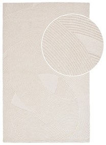Krémszínű kézi szövésű gyapjú szőnyeg 200x300 cm Pune – House Nordic
