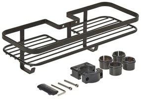 Origin fekete fürdőszobai polc - Metaltex