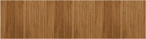 vidaXL négyszögletű barna bambusz szőnyeg 80 x 300 cm