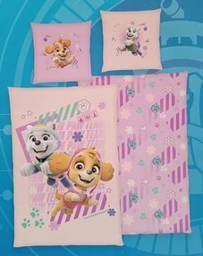 Paw Patrol ágyneműhuzat 135 x 200 cm 80 x 80 Mancs Őrjárat Nickelodeon