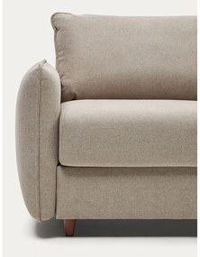 Bézs kinyitható kanapé 185 cm Carlota – Kave Home