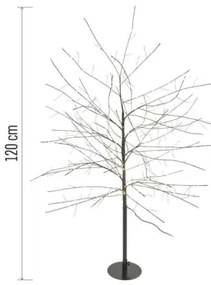 LED kültéri karácsonyi dekoráció 600xLED/3,8W/230V 120 cm meleg fehér IP44