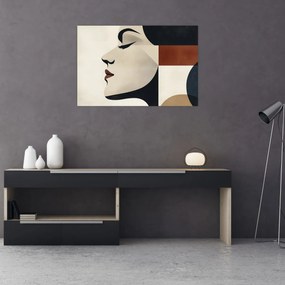 Kép - Nő profilból (90x60 cm)