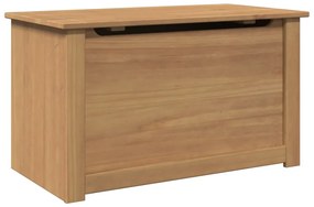Panama tömör fenyőfa tárolóláda fedéllel 79 x 42 x 46 cm