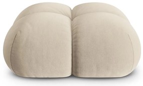 Bézs bársony lábtartó Loretto – Cosmopolitan Design