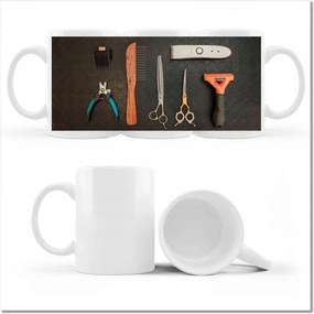 Nyomott mintás bögre Kutya hajvágás kiegészítők