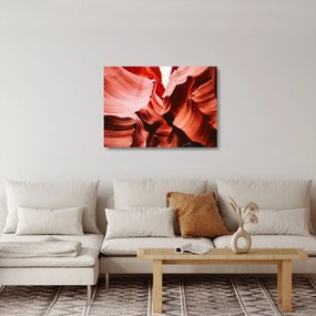 A vörös sziklák képe (üvegen) (70x50 cm)