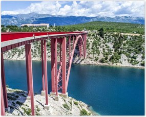 Poszterek 50x40 Horvátország Maslenica híd