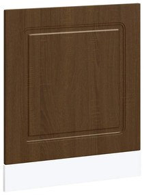 mosogatógép panel Kalmar barna tölgy 60x1,5x67 cm műanyag fa