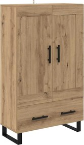 vidaXL Magasfiú fiókkal Artisan tölgy 69,5 x 31 x 115 cm Faanyag