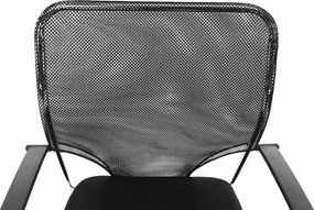 Szék tárgyalóterembe, fekete, UMUT