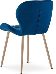 Étkezőszék MANGO VELVET, kék