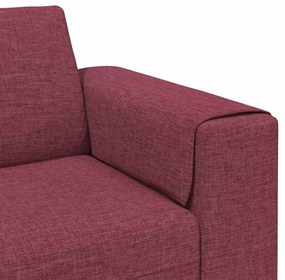 Kanapé Szett bordó szövet