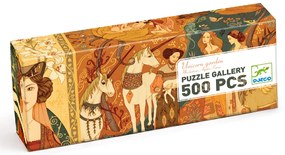 Művész puzzle - Egyszarvú és a hölgy, 500 db-os - Unicorn lady