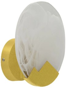 Fali lámpa hold ø 20x10cm
