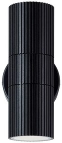 Brilliant - Kültéri fali lámpa KEOLA 2xGU10/10W/230V IP44 fekete