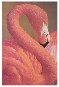 FLAMINGO rózsaszín vászon falikép