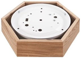 Mennyezeti lámpa OAK HEX 1xE27/60W/230V á. 32 cm tölgy