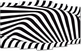 Festmények 100x60 Absztrakt fekete-fehér