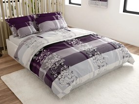 Mikroszálas ágyneműhuzat LUXURY lila Ágyneműhuzat mérete: 70 x 90 cm | 140 x 220 cm