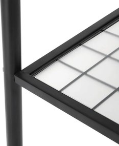 Álló fogas, fém, fekete, AUV-E1023 BK