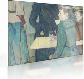 Üveg kép - Henri de Toulouse-Lautrec, A Corner of the Moulin de la Galette, reprodukciók (70x50 cm)