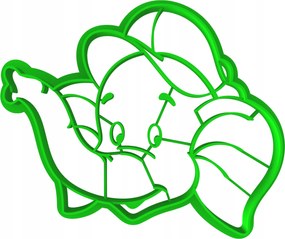 Süteménylyukasztó forma Elefánt Benjamin 1 10cm