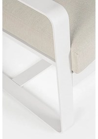 Fehér alumínium kerti kanapé Merrigan – Bizzotto