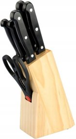 Konyhai késkészlet 7 részes blokkban