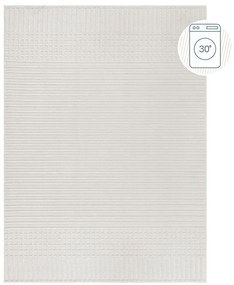 Fehér mosható zsenília szőnyeg 80x160 cm Elton – Flair Rugs