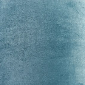 Kék bársony lámpaernyő arany belsővel 40/40/40