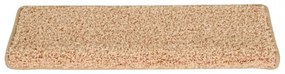 15 db aranyszínű lépcsőszőnyeg 65x21x4 cm