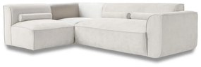 Krémszínű sarokkanapé (bal oldali) Flex Felix – Miuform