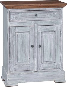 vidaXL Tárolószekrény 63 x 30 x 79 cm Tömör Mahagóni Fa