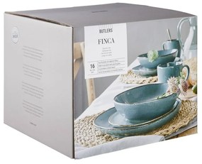 FINCA 16 db-os étkészlet, kék
