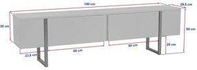 Serenity Travertine TV-állvány