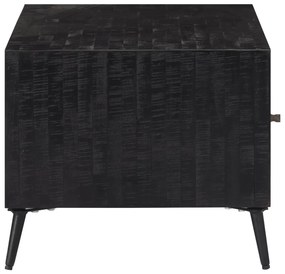 Tömör újrahasznosított tíkfa dohányzóasztal 90 x 50 x 41 cm