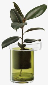 LSA International Erkélyes önöntöző vetőgép, magasság 27cm, Ø22cm, tiszta/olíva zöld - LSA nemzetközi