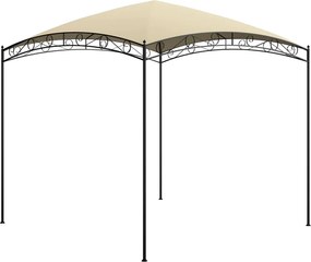 vidaXL krémszínű pavilon 3 x 3 x 2,65 m 180 g/m²